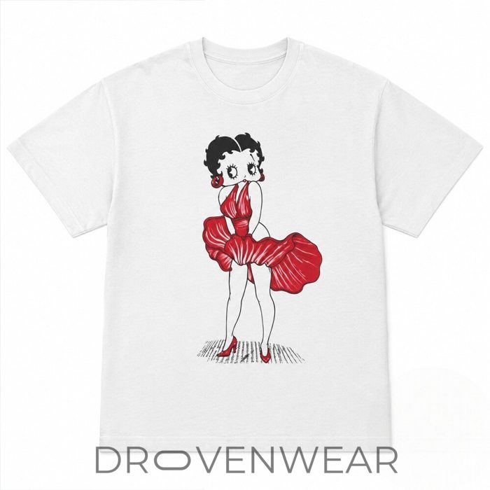 Justin Bieber Betty Boop Marilyn Monroe Los Angeles Graphic Shirt 2026 - Image 2
