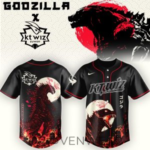 KT Wiz x Godzilla Minus One Limited Jersey by Drovenwear.com