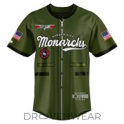 Kansas City Monarchs Top Gun Night 2026 Limited Edition Baseball Jersey - Image 2