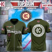 Kansas City Monarchs Top Gun Night 2026 Limited Edition Football Jersey