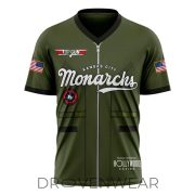 Kansas City Monarchs Top Gun Night 2026 Limited Edition Football Jersey - Image 2