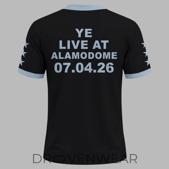 Kanye West San Antonio Event Limited Black Baseball Jersey - Image 3