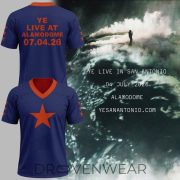 Kanye West San Antonio Special Edition Orange Blue Jersey
