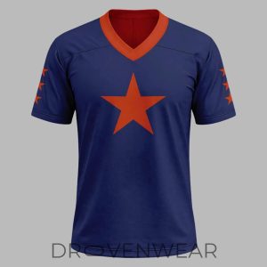 Kanye West San Antonio Special Edition Orange Blue Jersey by Drovenwear.com
