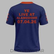 Kanye West San Antonio Special Edition Orange Blue Jersey - Image 3