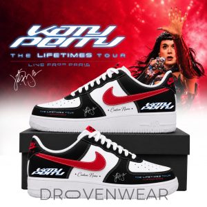 Katy Perry Lifetimes Tour Live In Paris AF1 Sneakers by Drovenwear.com