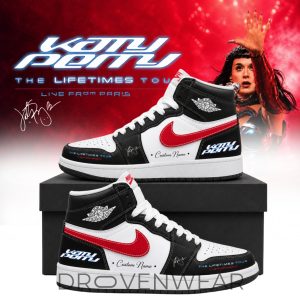 Katy Perry Lifetimes Tour Live In Paris AJ1 Sneakers by Drovenwear.com