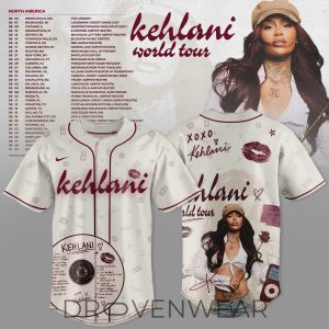 Kehlani Midnight Memories World Tour Collector Jersey by Drovenwear.com
