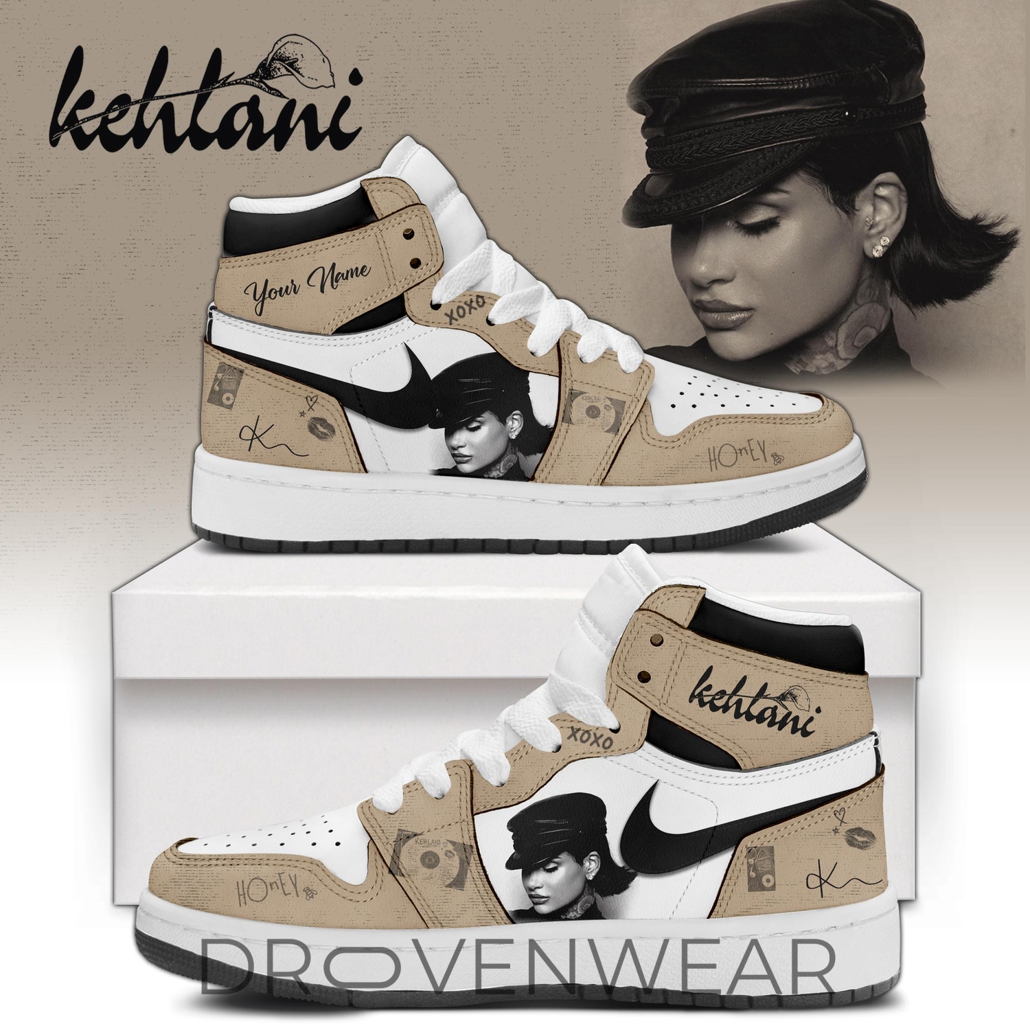 Kehlani Tour 2026 Custom Air Jordan 1 Style Limited Edition Shoes Kehlani Tour 2026 Custom Air Jordan 1 Style Limited Edition Shoes