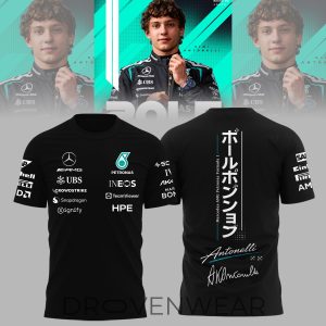 Kimi Antonelli BacktoBack Pole 2026 Shirt by Drovenwear.com