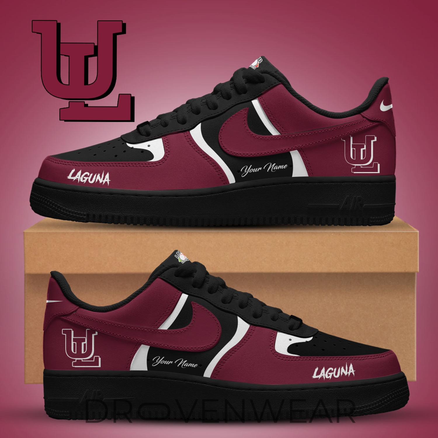 Laguna Baseball Team Custom Air Force 1 Shoes 2026 Edition Laguna Baseball Team Custom Air Force 1 Shoes 2026 Edition