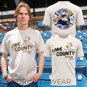 Lake County Captains Peanuts Night Cream Fan Shirt 2026 by Drovenwear.com