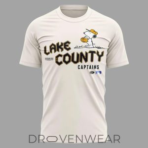 Lake County Captains Peanuts Night Cream Fan Shirt 2026 by Drovenwear.com