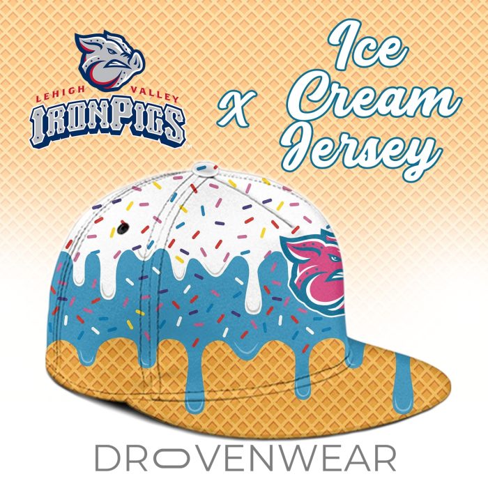 Lehigh Valley IronPigs Ice Cream Festival Personalized Jersey NN - Image 3