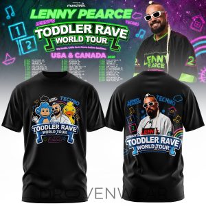Lenny Pearce Toddler Rave World Tour 3D Graphic TShirt by Drovenwear.com