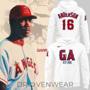 Limited Edition Los Angeles Angels Garret Anderson Tribute Hoodie