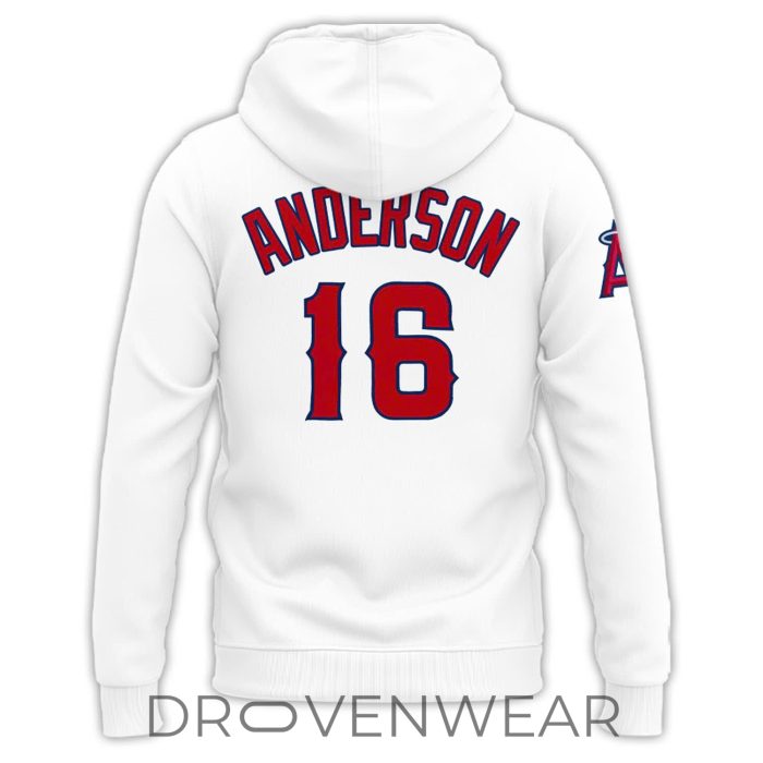 Limited Edition Los Angeles Angels Garret Anderson Tribute Hoodie - Image 3