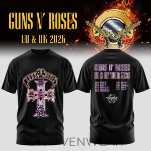 Limited Release Guns N Roses Tour 2026 Shirt by Drovenwear.com