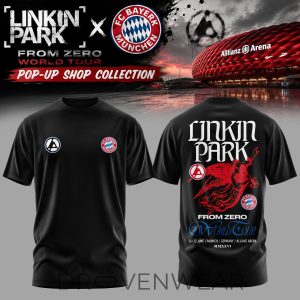Linkin Park Bayern Munich From Zero World Tour TShirt by Drovenwear.com