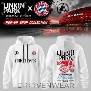 Linkin Park FC Bayern Munich From Zero Tour 2026 Hoodie by Drovenwear.com