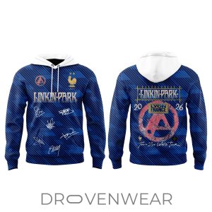 Linkin Park From Zero World Tour Vive La France Hoodie 2026 by Drovenwear.com