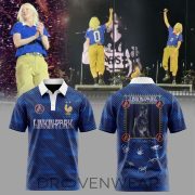 Linkin Park Vive La France Tour Polo Shirt 2026 Edition - Image 3