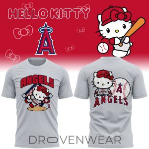 Los Angeles Angels Hello Kitty Day Limited Fan TShirt by Drovenwear.com