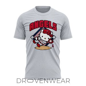Los Angeles Angels Hello Kitty Day Limited Fan TShirt by Drovenwear.com