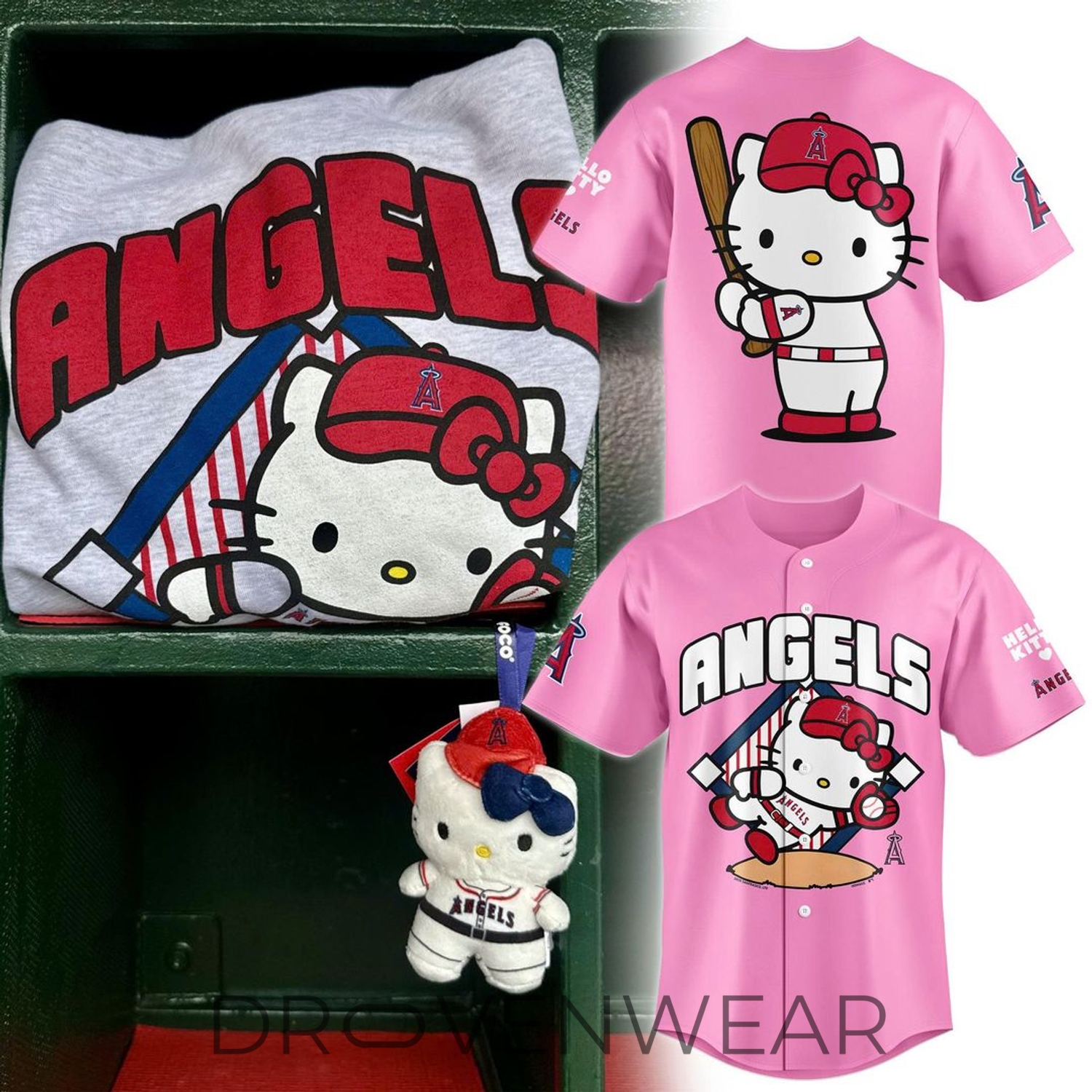 Los Angeles Angels Hello Kitty Theme Baseball Jersey 2026 Los Angeles Angels Hello Kitty Theme Baseball Jersey 2026