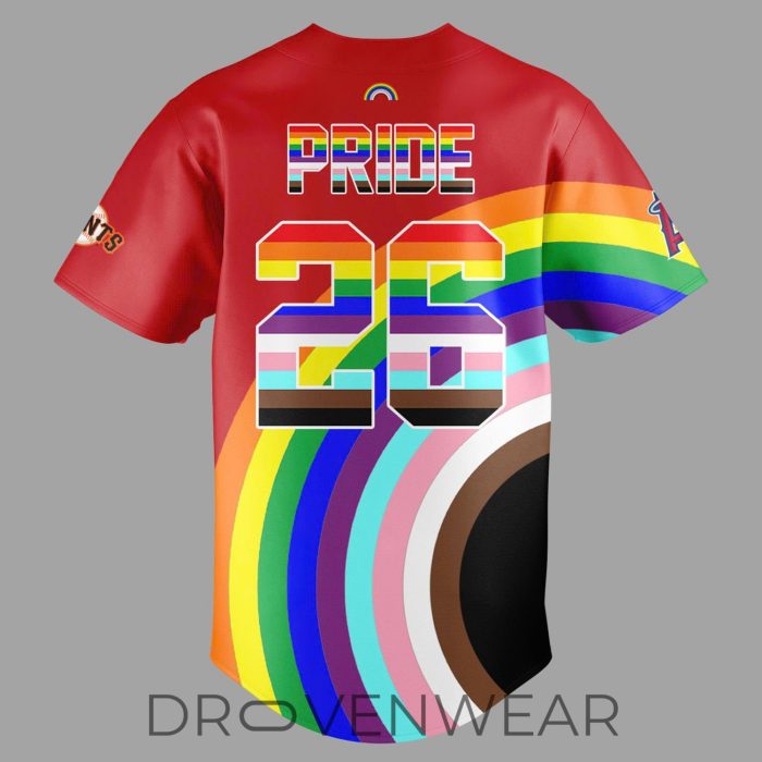 Los Angeles Angels Pride Celebration Baseball Jersey 2026 Edition - Image 3