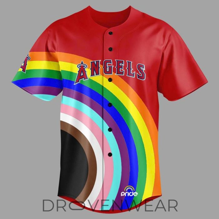 Los Angeles Angels Pride Night 2026 Limited Edition Baseball Jersey - Image 2