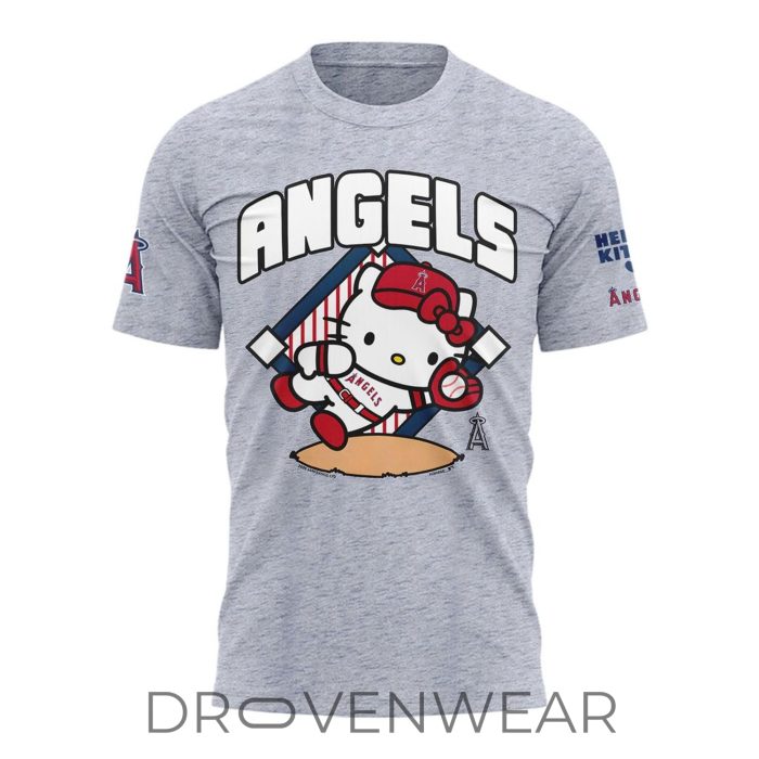 Los Angeles Angels x Hello Kitty Premium Fan Tee 2026 V2 - Image 4