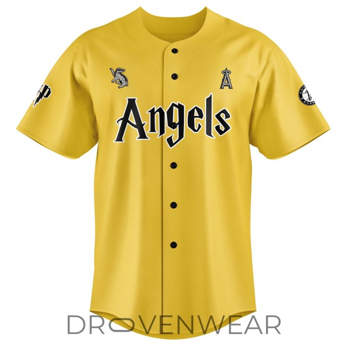 Los Angeles Angels x Hufflepuff House Jersey - Limited Edition - Image 2