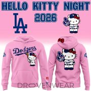 Los Angeles Dodgers 2026 Hello Kitty Night Hoodie - Image 11