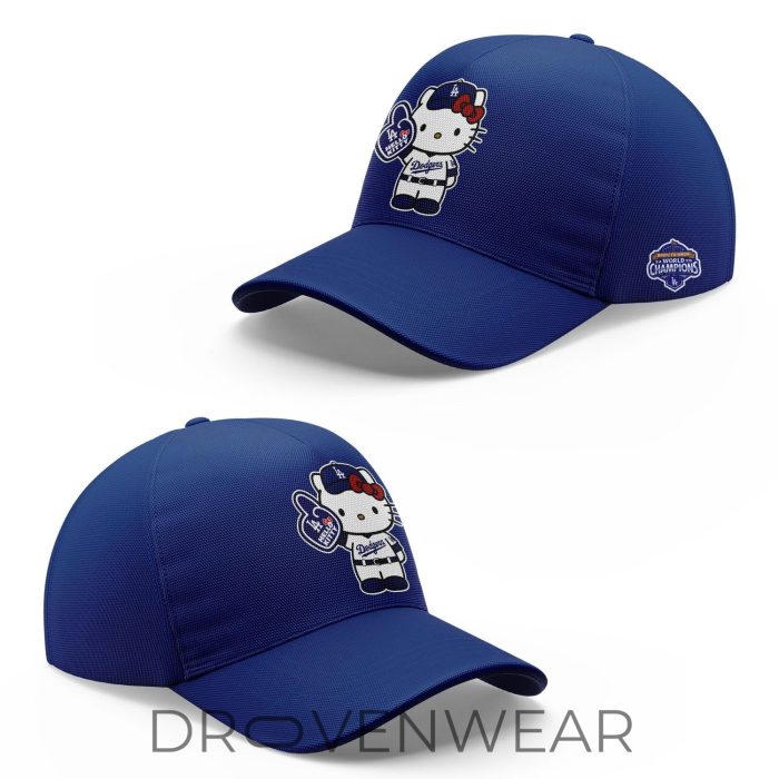 Los Angeles Dodgers 2026 Hello Kitty Night Hoodie - Image 4