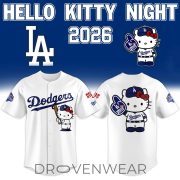 Los Angeles Dodgers 2026 Hello Kitty Night Jersey - Image 11