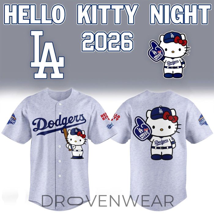 Los Angeles Dodgers 2026 Hello Kitty Night Jersey - Image 16