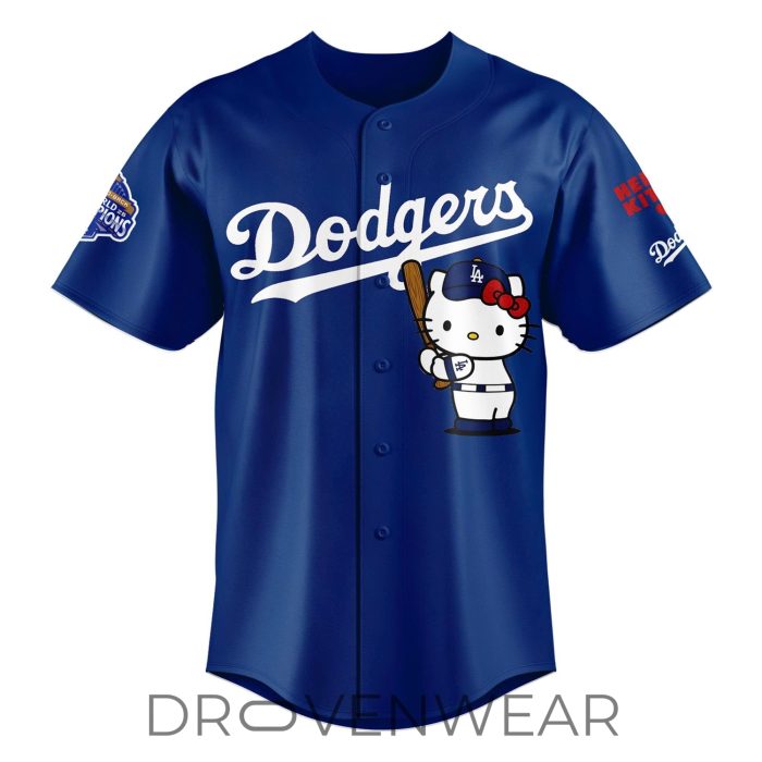 Los Angeles Dodgers 2026 Hello Kitty Night Jersey - Image 2