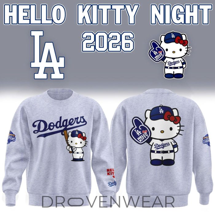Los Angeles Dodgers 2026 Hello Kitty Night Jersey - Image 20
