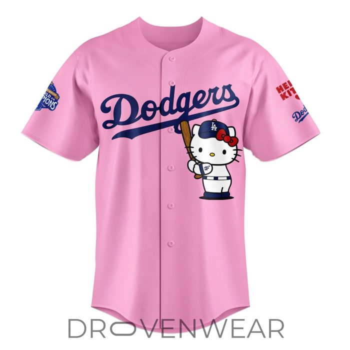 Los Angeles Dodgers 2026 Hello Kitty Night Jersey - Image 7