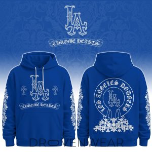 Los Angeles Dodgers Chrome Hearts Style Limited Hoodie 2026 by Drovenwear.com