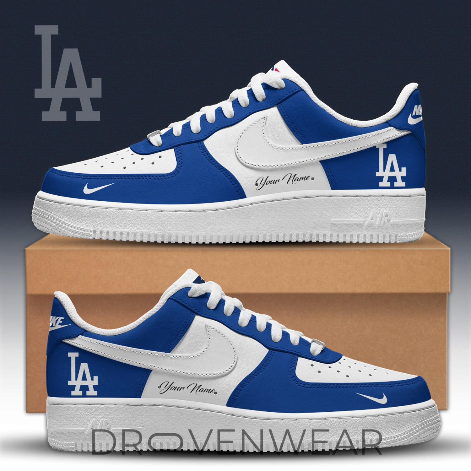 Los Angeles Dodgers Exclusive AF1 Style Sneakers 2026 Los Angeles Dodgers Exclusive AF1 Style Sneakers 2026