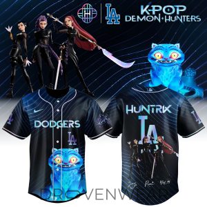 Los Angeles Dodgers KPop Demon Hunters 2026 Baseball Jersey by Drovenwear.com