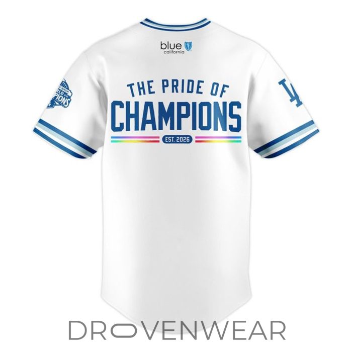 Los Angeles Dodgers LGBTQ Pride Celebration 2026 Baseball Jersey - Image 3