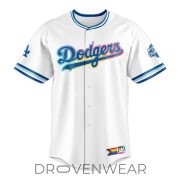 Los Angeles Dodgers LGBTQ Pride Night 2026 Special Baseball Jersey - Image 2