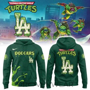 Los Angeles Dodgers Ninja Turtles Street Battle Hoodie 2026 by Drovenwear.com