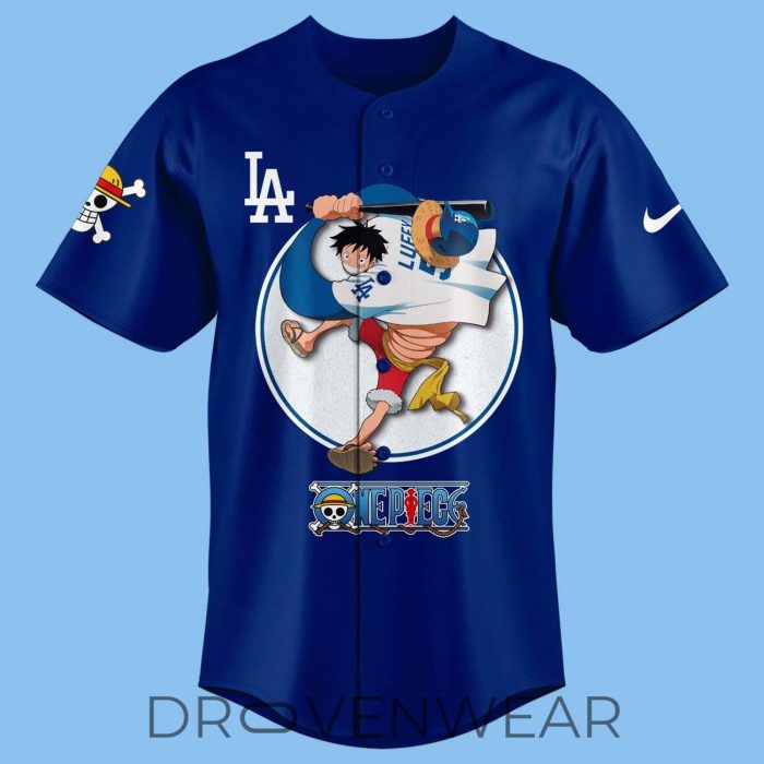 Los Angeles Dodgers One Piece Theme Night Baseball Jersey 2026 - Image 2