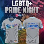 Los Angeles Dodgers Pride Night 2026 Fan Graphic T-Shirt - Image 4