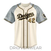 Los Angeles Dodgers Tribute to Jackie Robinson Baseball Jersey - Image 2