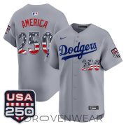 Los Angeles Dodgers USA 250 Fourth of July Special Jersey - Image 2